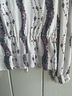 Marchesa 100% Silk Floral White Long Sleeve Silk Top Size 2 - photo 6