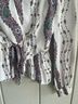 Marchesa 100% Silk Floral White Long Sleeve Silk Top Size 2 - photo 5