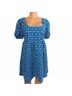 Rhode X Target 100% Cotton Print Blue Casual Dress Size S - photo 4