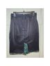 J.Crew 100% Polyester Graphic Green Black Blue Pink Casual Skirt Size 6 - photo 5
