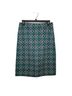 J.Crew 100% Polyester Graphic Green Black Blue Pink Casual Skirt Size 6 - photo 1