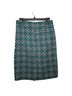 J.Crew 100% Polyester Graphic Green Black Blue Pink Casual Skirt Size 6 - photo 2