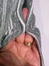 Anthropologie Stripes Gray White Jacket One size - photo 6