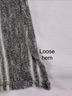 Anthropologie Stripes Gray White Jacket One size - photo 5