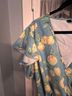BLOOMCHIC 100% Polyester Floral Blue Yellow Casual Dress Size 28 - photo 4