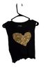 Evereve Black Gold Sleeveless Top Size L - photo 1