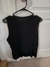 Evereve Black Gold Sleeveless Top Size L - photo 3