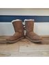 Ugg 100% Shearling Brown Ankle Boots Size 9 - photo 3