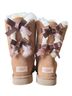 Ugg 100% Shearling Brown Ankle Boots Size 9 - photo 2