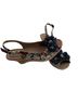 Hotter Floral Multi Color Wedges Size 7 1/2 - photo 1