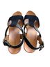 Vionic 100% Leather Black Wedges Size 8 - photo 6