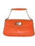 DKNY Orange Leather Clutch One size - photo 1