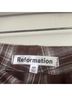 Reformation Plaid Brown White Casual Pants Size 4 (petite) - photo 3
