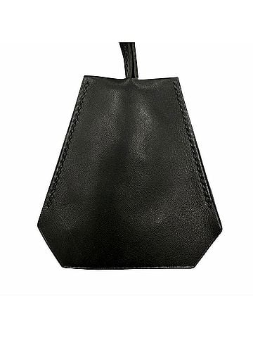 Hermès HERMES Hermes Leather Silver Hardware Margiela Era Clochette Necklace Black ?D Stamp Made in France Women's With Box (view 1)