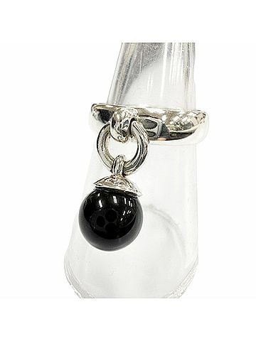 Tiffany & Co. TIFFANY&Co. Tiffany 925 Onyx Ring, Silver, Black, Men's & Women's Accessory (view 1)
