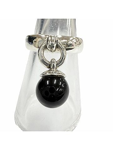 Tiffany & Co. TIFFANY&Co. Tiffany 925 Onyx Ring, Silver, Black, Men's & Women's Accessory (view 2)