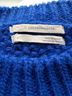 Anthropologie Blue Pullover Sweater Size L - photo 3
