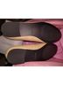 Smash 100% Leather Pink Black Tan Flats Size 11 - photo 4