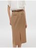 GOELIA Solid Brown Formal Skirt Size L - photo 6