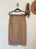 GOELIA Solid Brown Formal Skirt Size L - photo 4