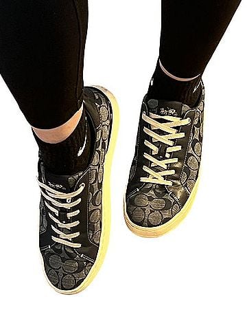 Coach Signature Lace-Up Sneakers Low-Top Sneakers (view 2)
