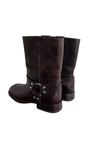 Tory Burch Double T Moto Biker Boots (view 2)