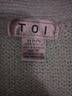 Toi 100% Acrylic Solid Teal Casual Sweaters Size M - photo 3