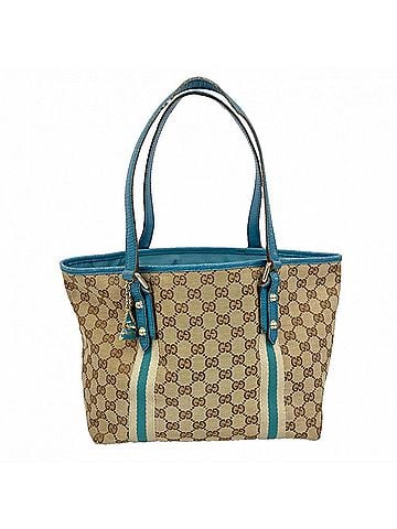 Gucci Gucci GG Canvas Tote Bag 137396 Beige Blue Champagne Women's (view 1)