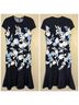 St. John Floral Blue White Cocktail Dress Size 2 - photo 13