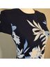St. John Floral Blue White Cocktail Dress Size 2 - photo 3