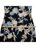 St. John Floral Blue White Cocktail Dress Size 2 - photo 10