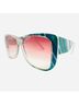 Vintage Collection Stripes Green Sunglasses One size - photo 3
