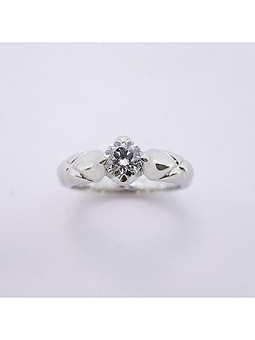Chanel Chanel Matelassé Ring, 1PD (Pt950) Platinum Diamond, Women's (view 2)