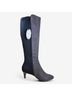 Alfani 100% Synthetic Color Block Black Gray Heels Size 8 1/2 - photo 7