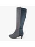 Alfani 100% Synthetic Color Block Black Gray Heels Size 8 1/2 - photo 9