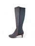 Alfani 100% Synthetic Color Block Black Gray Heels Size 8 1/2 - photo 12