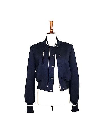 ADEAM Stong Shoulder Varsity  Jacket (view 1)