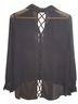 Cecico Black Long Sleeve Blouse Size L - photo 2