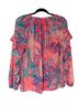Lilly Pulitzer 100% Polyester Print Pink Long Sleeve Blouse Size XS - photo 2