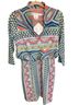 Gretchen Scott Designs Floral Paisley Multi Color Casual Dress Size S - photo 3