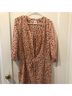 CAbi 100% Polyester Print Orange White Casual Dress Size XS - photo 4