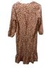 CAbi 100% Polyester Print Orange White Casual Dress Size XS - photo 2