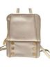 Hammitt 100% Leather Snake Print White Backpack One size - photo 3