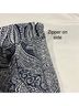 Talbots Floral Multi Color White Blue Casual Pants Size 14 - photo 7