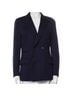 Eleventy 100% Wool 52% Viscose 48% Cupro Blue Jacket Size 8 - photo 1
