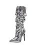 Jessica Simpson Print Silver Black Heels Size 10 - photo 1