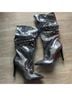Jessica Simpson Print Silver Black Heels Size 10 - photo 3
