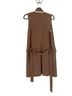 Vilagallo 60% Viscose 40% Wool 100% Acetate Floral Brown Vest Size 4 - photo 2