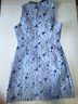 Allison 100% Polyester 10% Spandex Floral Blue Casual Dress Size S - photo 5
