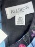 Allison 100% Polyester 10% Spandex Floral Blue Casual Dress Size S - photo 11